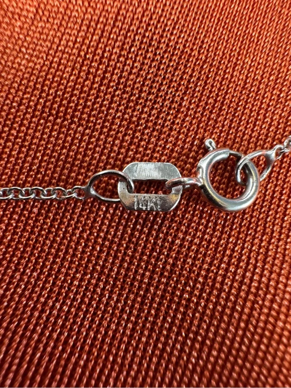 Diamond Cross 14k White gold Pendant Necklace